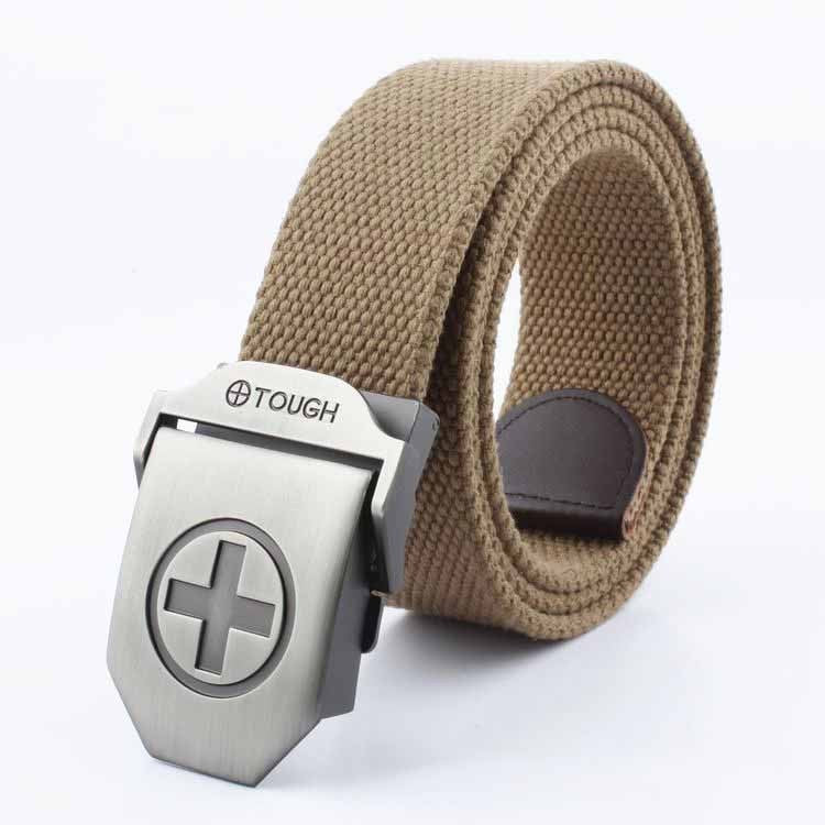 Wholesale Men Casual Outdoor Canvas Automatic Buckle Belt