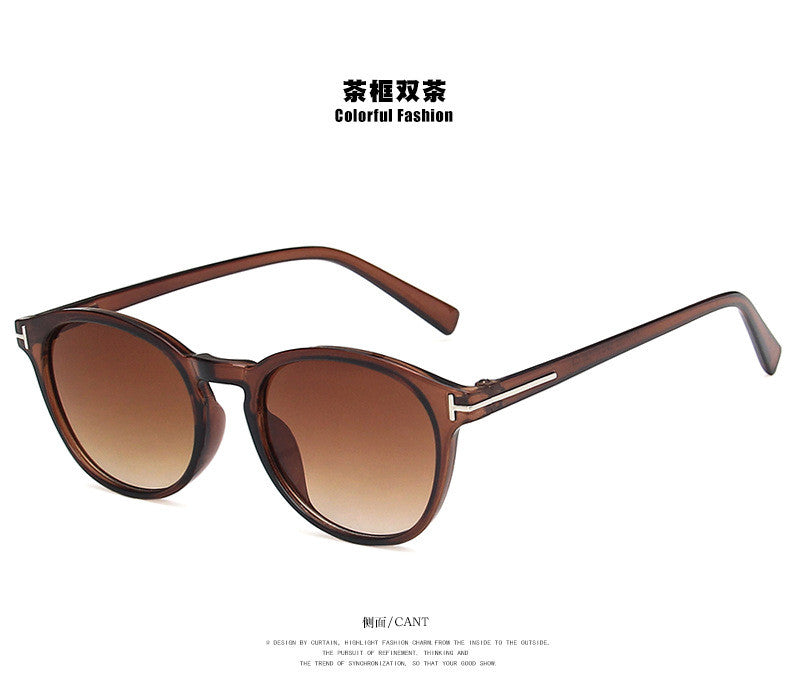 Wholesale Men Vintage T-Round Frame Sunglasses