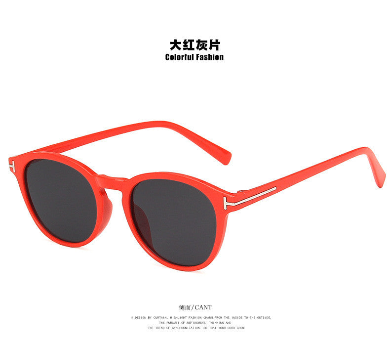 Wholesale Men Vintage T-Round Frame Sunglasses