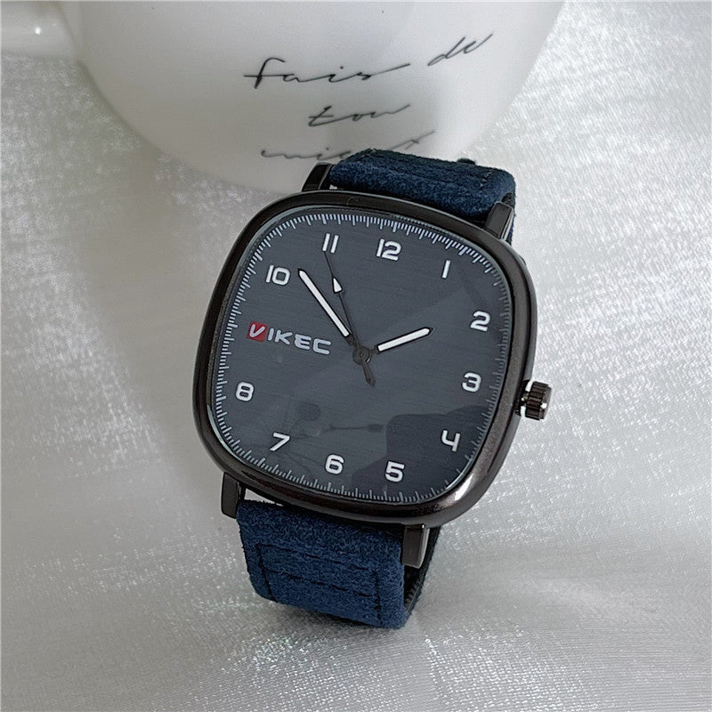 Wholesale Men'S And Women'S Fashion Casual Retro Square Dial Quartz Watch