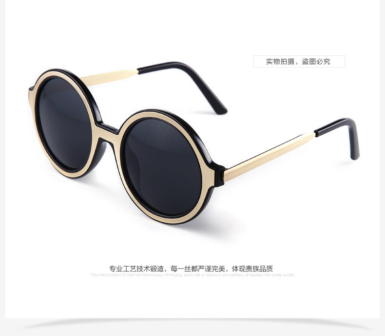 Wholesale Men'S Fashion retro Round Frame Sunglasses