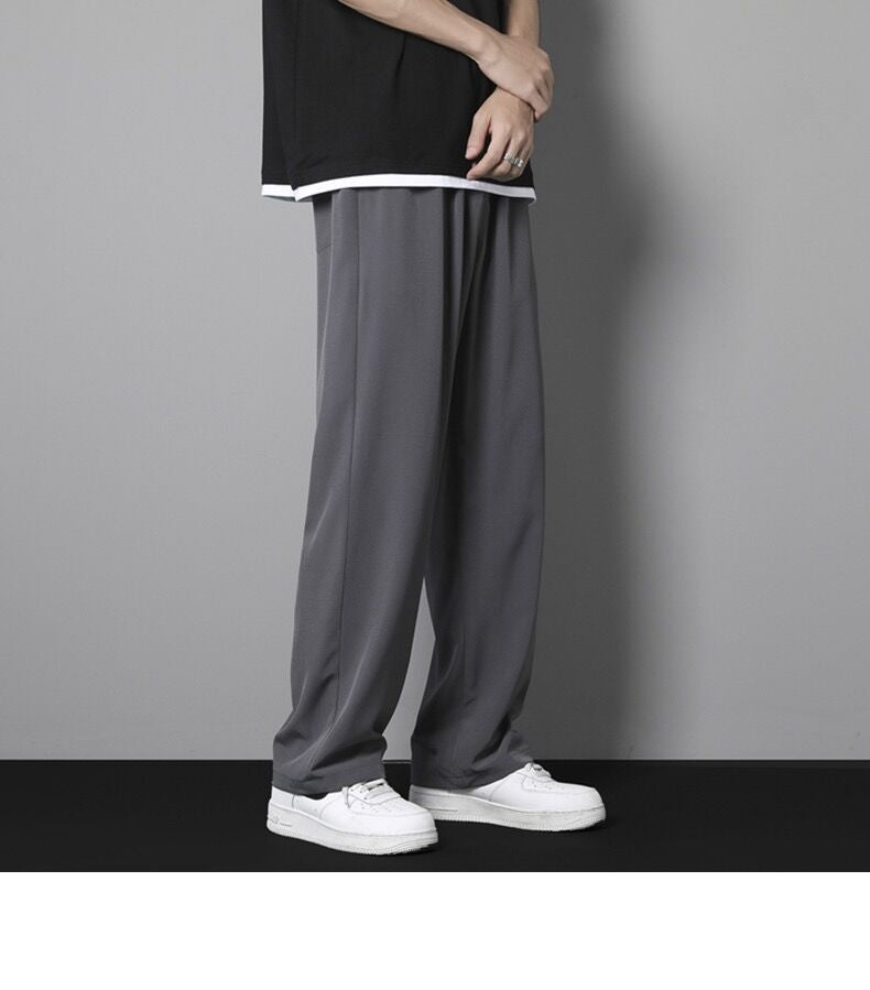 Wholesale Men Casual Loose Straight Pants