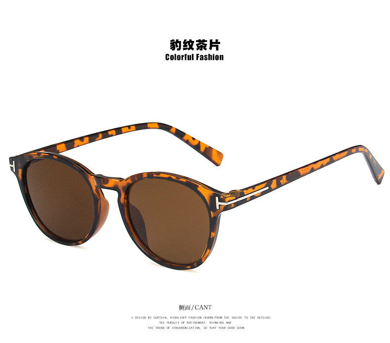 Wholesale Men Vintage T-Round Frame Sunglasses